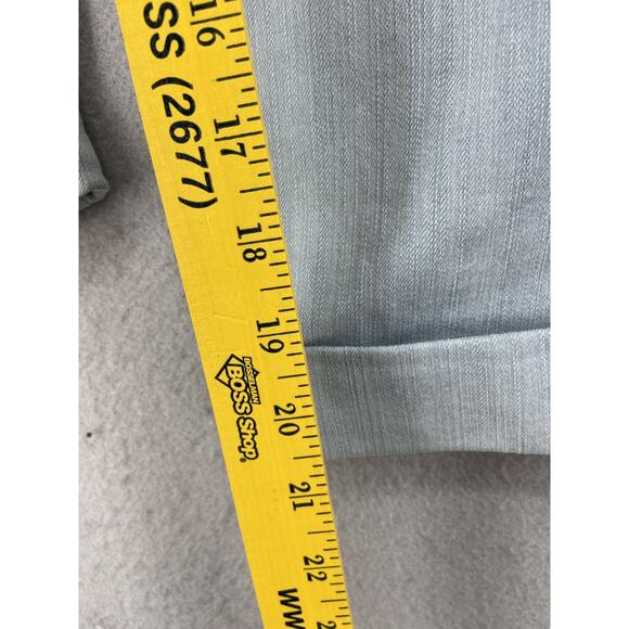 NWT‎ New York & Company Soho Jeans Size 6 Curvy Crop Light Wash Pockets Stretch - Picture 6 of 14